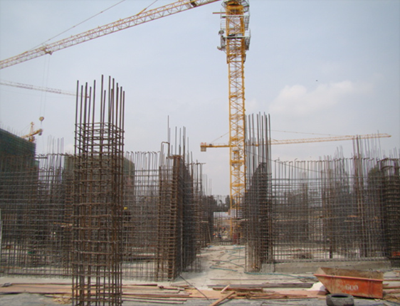 嵩明錦繡蘭苑一標(biāo)段項目1600平米地下室筏板澆筑完成