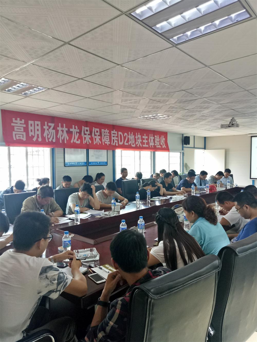 公司楊林龍保項目順利通過主體驗收