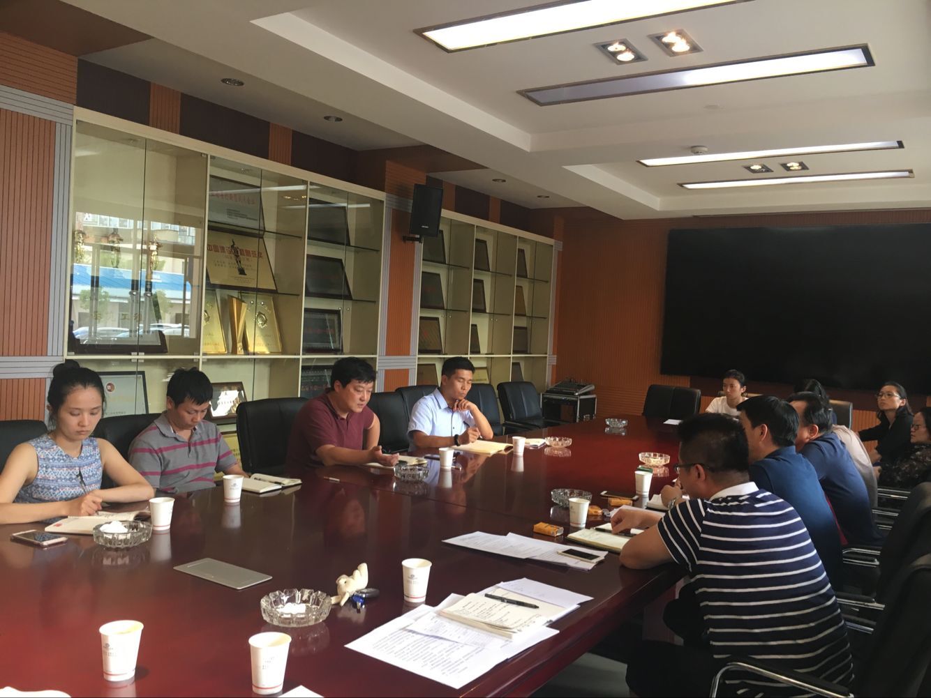 集團到公司開展風險控制調研