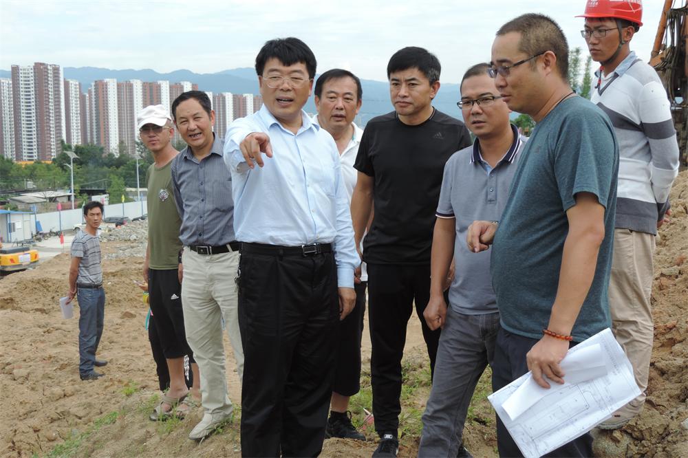 臨滄市人大常委主任李華松到公司市委黨校項目指導調研