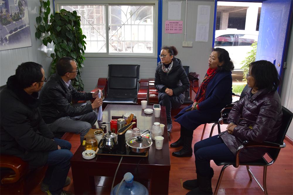 公司第二直管部公交保養場項目“職工驛站”接受檢查