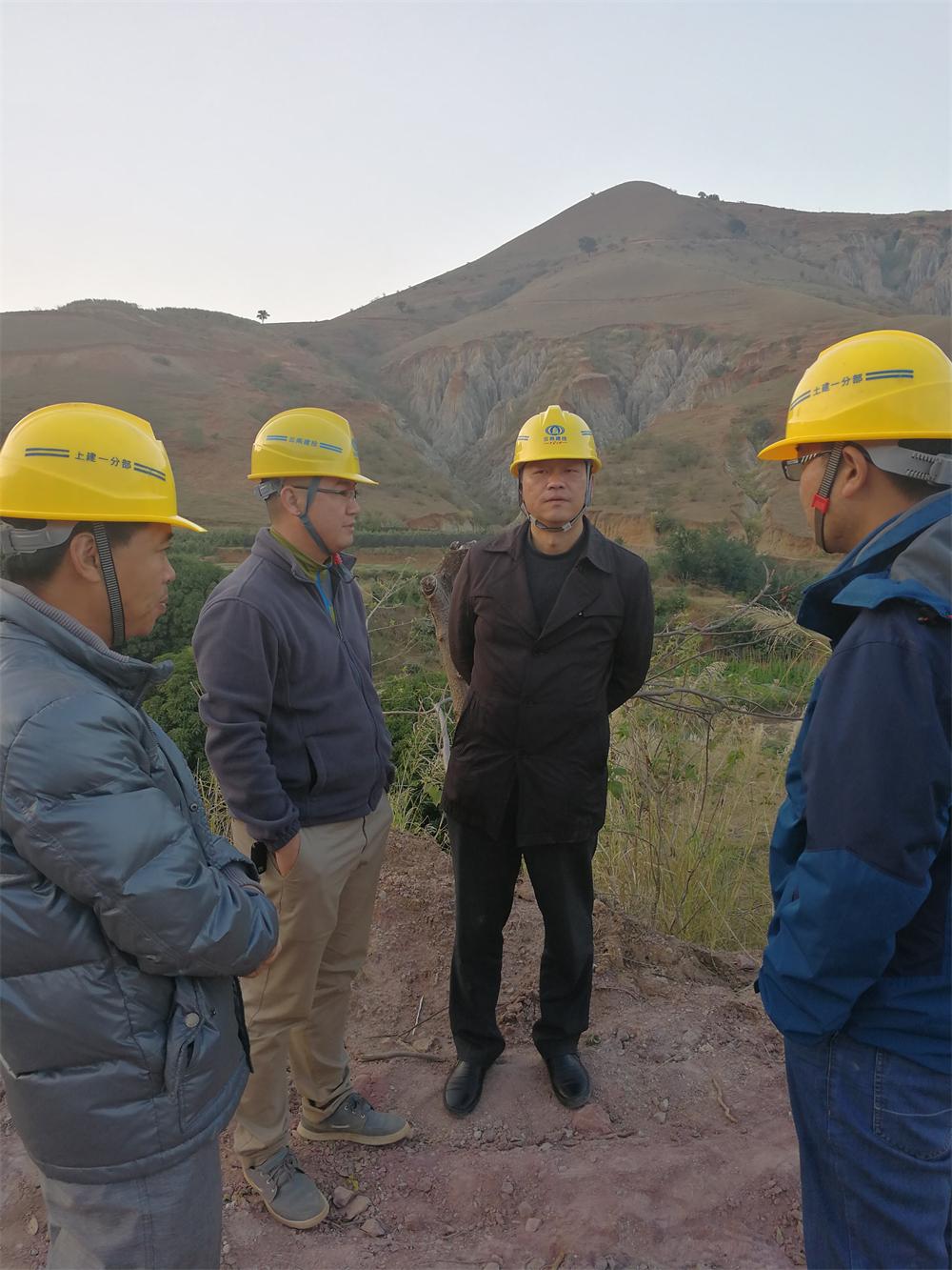 彭云到元蔓高速公路（紅河段）土建一分部調研指導