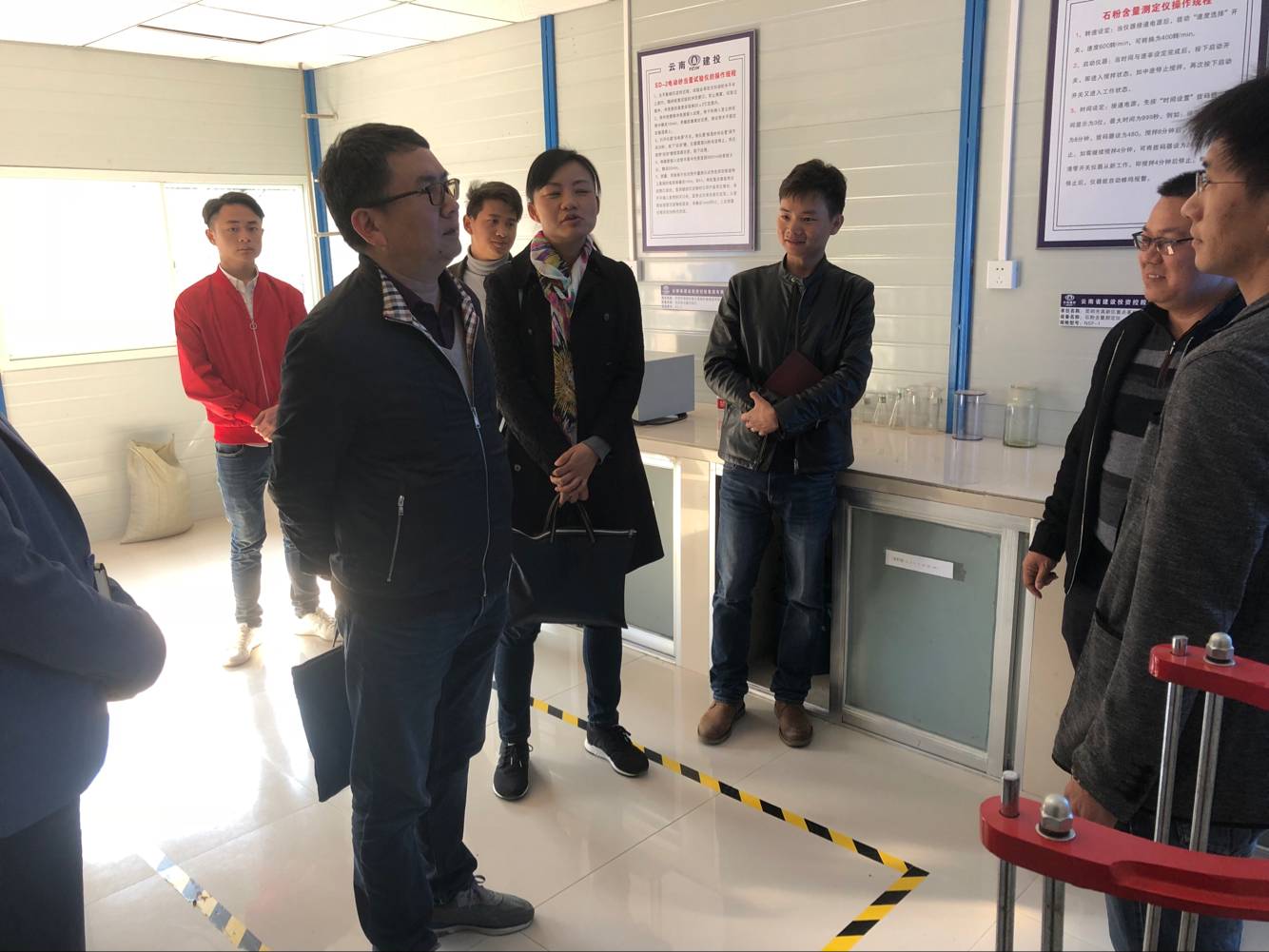 倪燦華到恒昊檢測公司調研