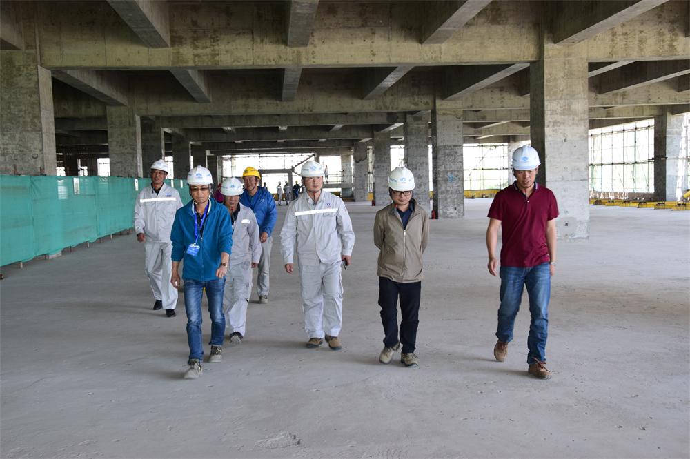 集團國際工程部到公司昆明公交保養場項目學習交流