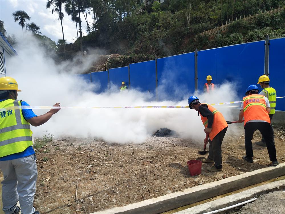 第四直管部元綠項目（土建十一分部）組織應急消防演練