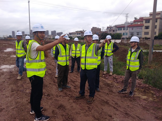 吳勇一行到第十五直管玉溪片區(qū)項目檢查指導(dǎo)工作