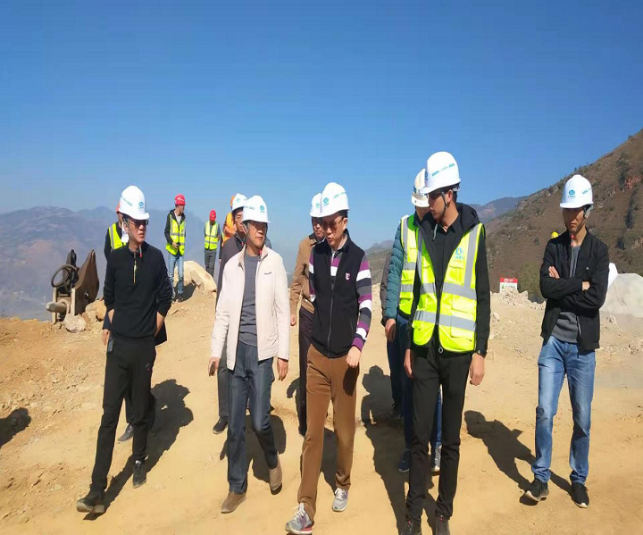 巧家縣縣長陸穎一行調(diào)研三水廠項目