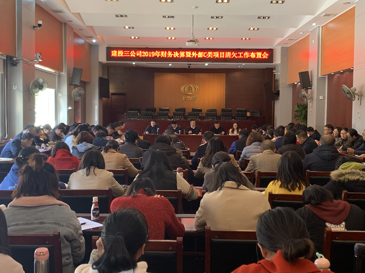公司召開2019年財務(wù)決算暨外部C類項目清欠工作布置會