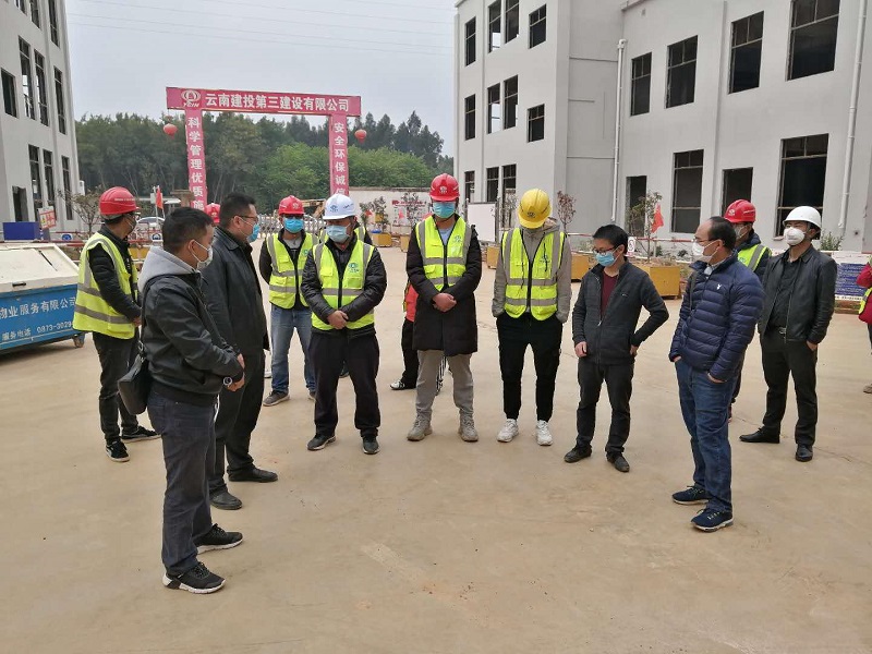 彌陽工業(yè)區(qū)生活服務(wù)區(qū)項(xiàng)目建設(shè)單位對(duì)項(xiàng)目進(jìn)行復(fù)工前檢查