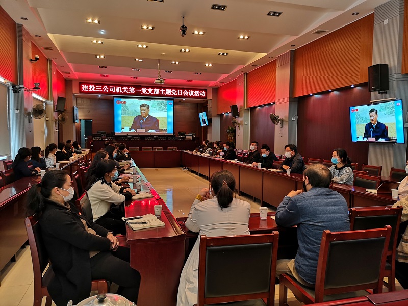 機關第一黨支部 開展“一起守望相助 共待春暖花開”疫情防控主題黨日活動