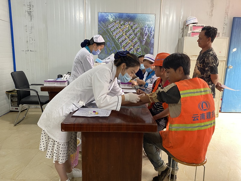 將體檢搬上工地