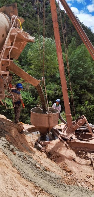 六蘭公路第七合同段橋梁樁基順利完工