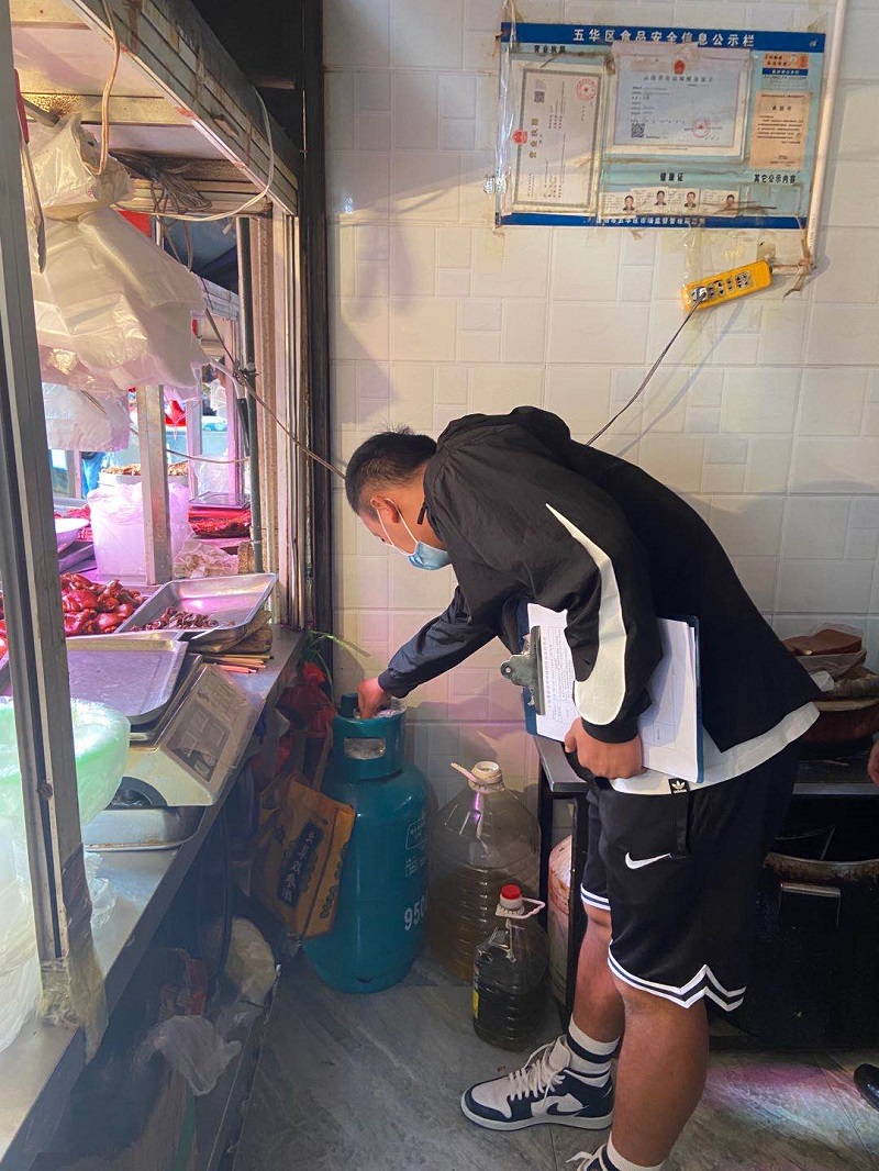 大觀篆新農(nóng)貿(mào)市場組織消防安全專項檢查