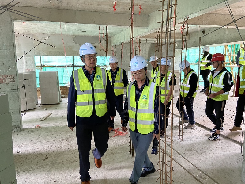 集團(tuán)安全總監(jiān)段益慶到公司碧桂園項(xiàng)目調(diào)研指導(dǎo)
