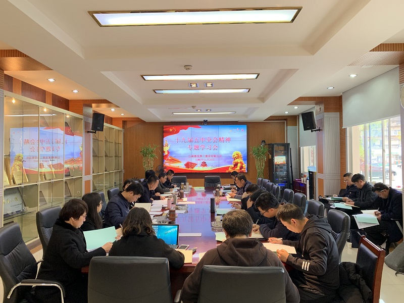 公司黨委召開理論中心組學(xué)習(xí)專題研究黨的十九屆五中全會(huì)精神