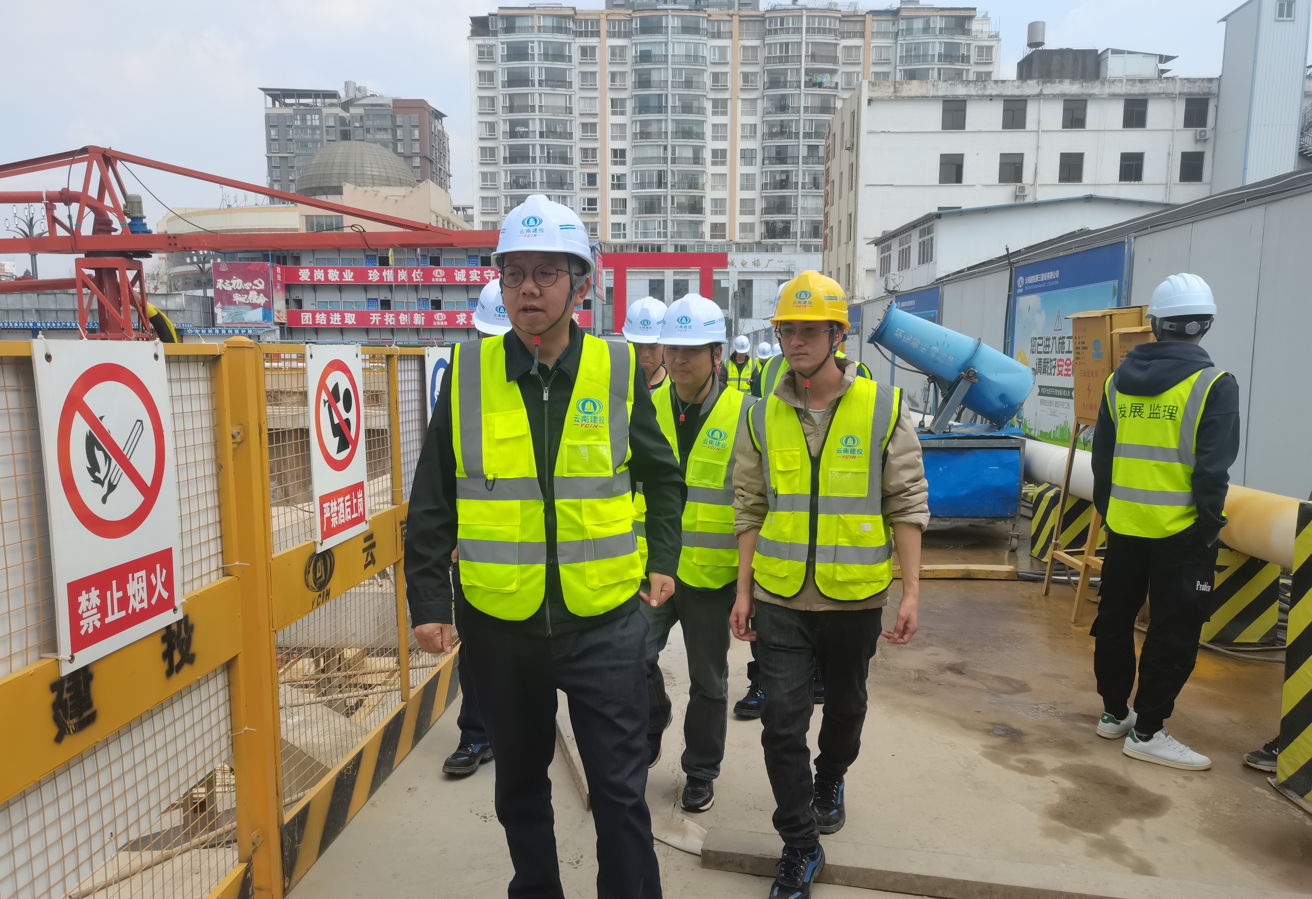 段益慶到實力觀邸項目調(diào)研檢查