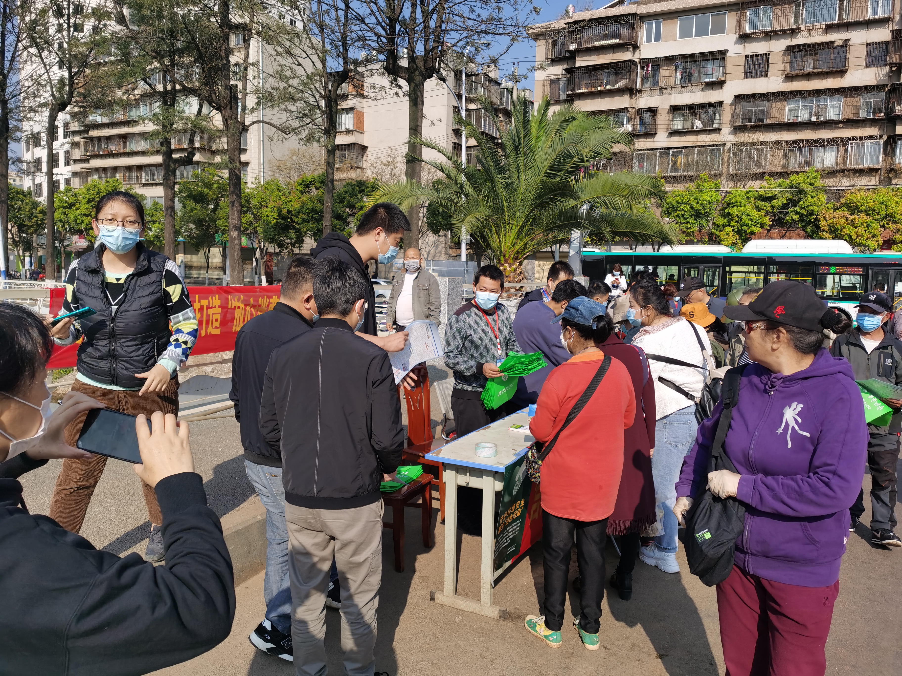 大觀篆新農(nóng)貿(mào)市場(chǎng)組織3.15主題活動(dòng)