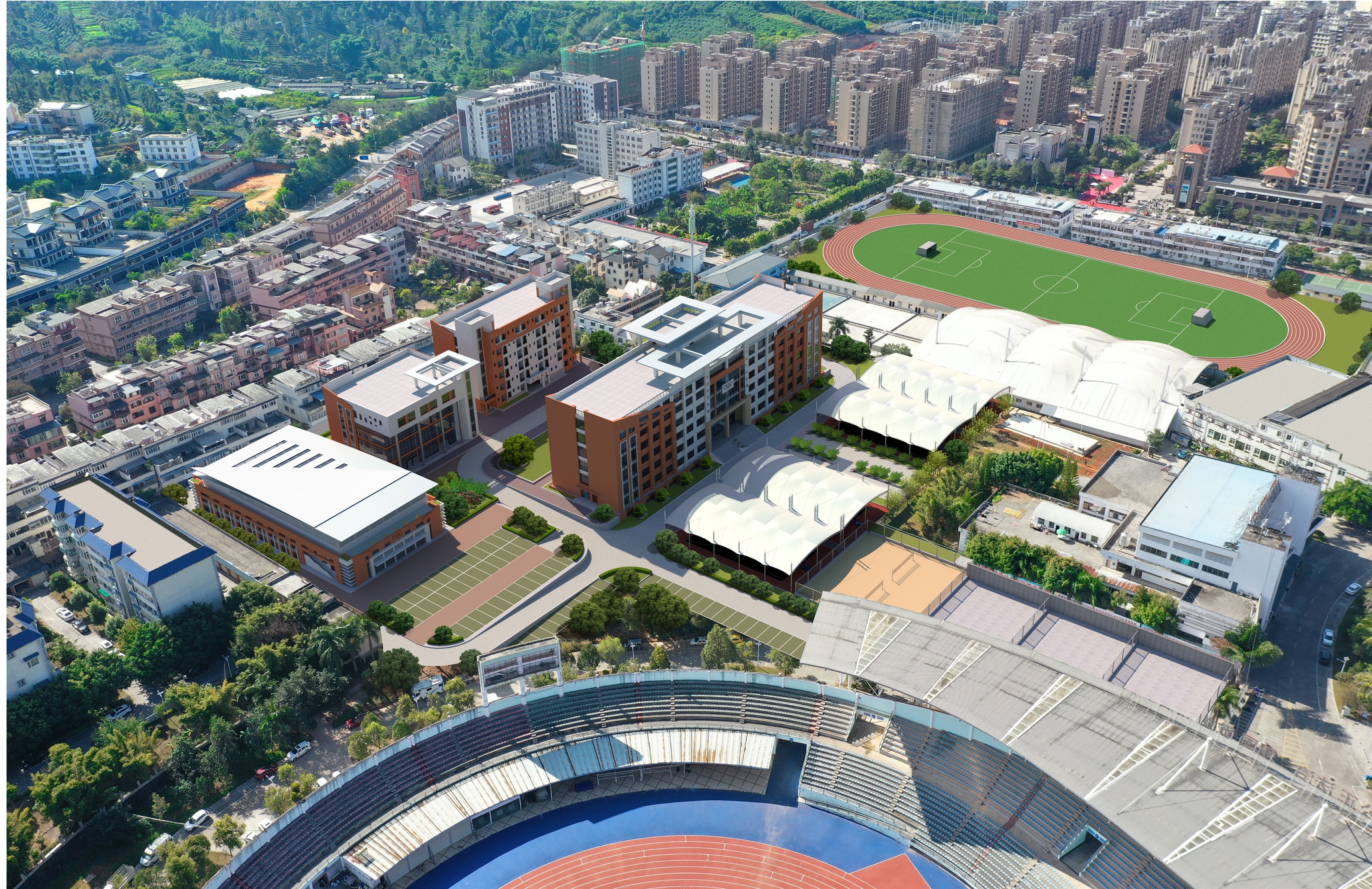 普洱市體育職業(yè)高級中學建設項目（二期）順利中標！