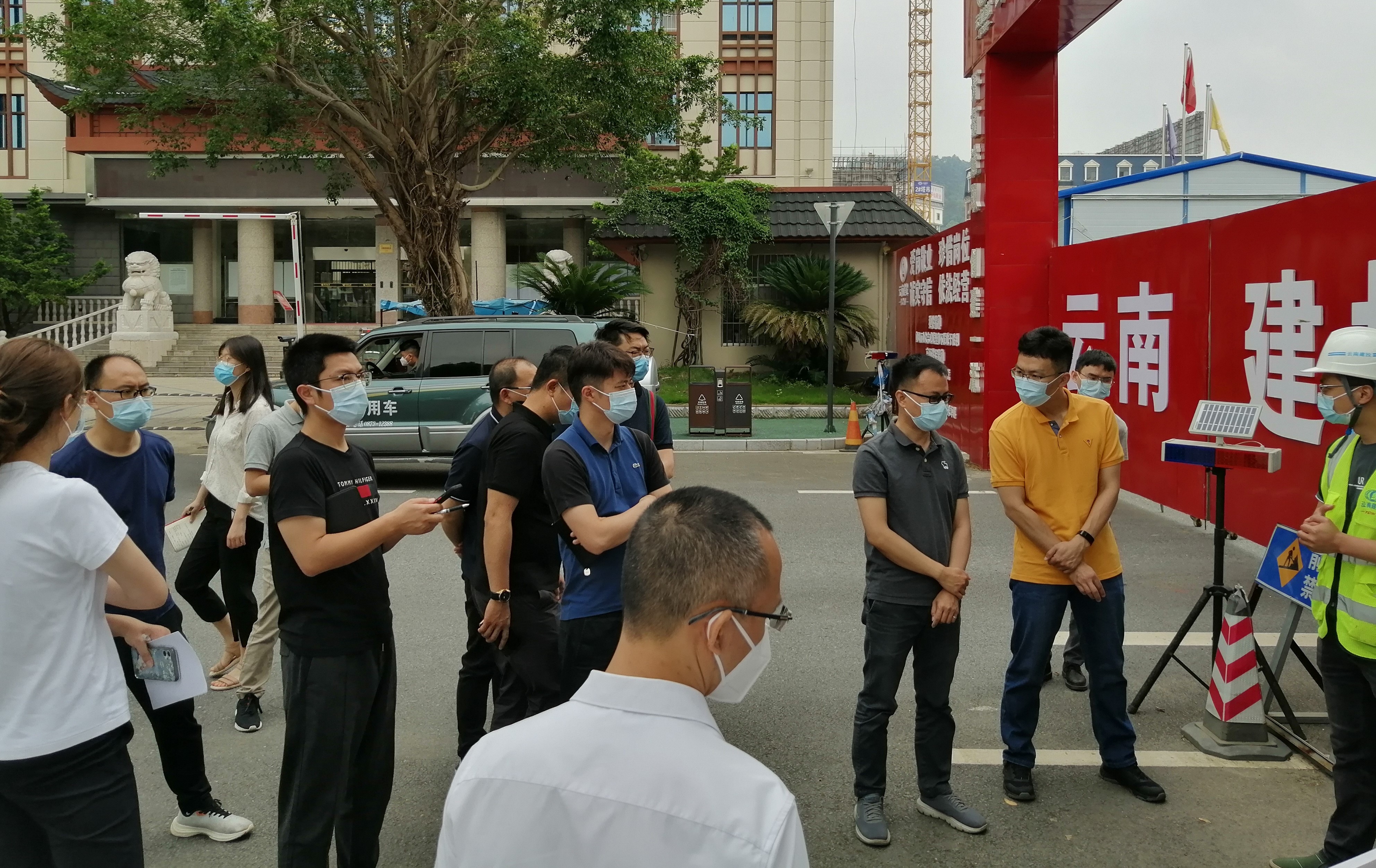 河口縣副縣長白曉磊調(diào)研河口口岸項(xiàng)目