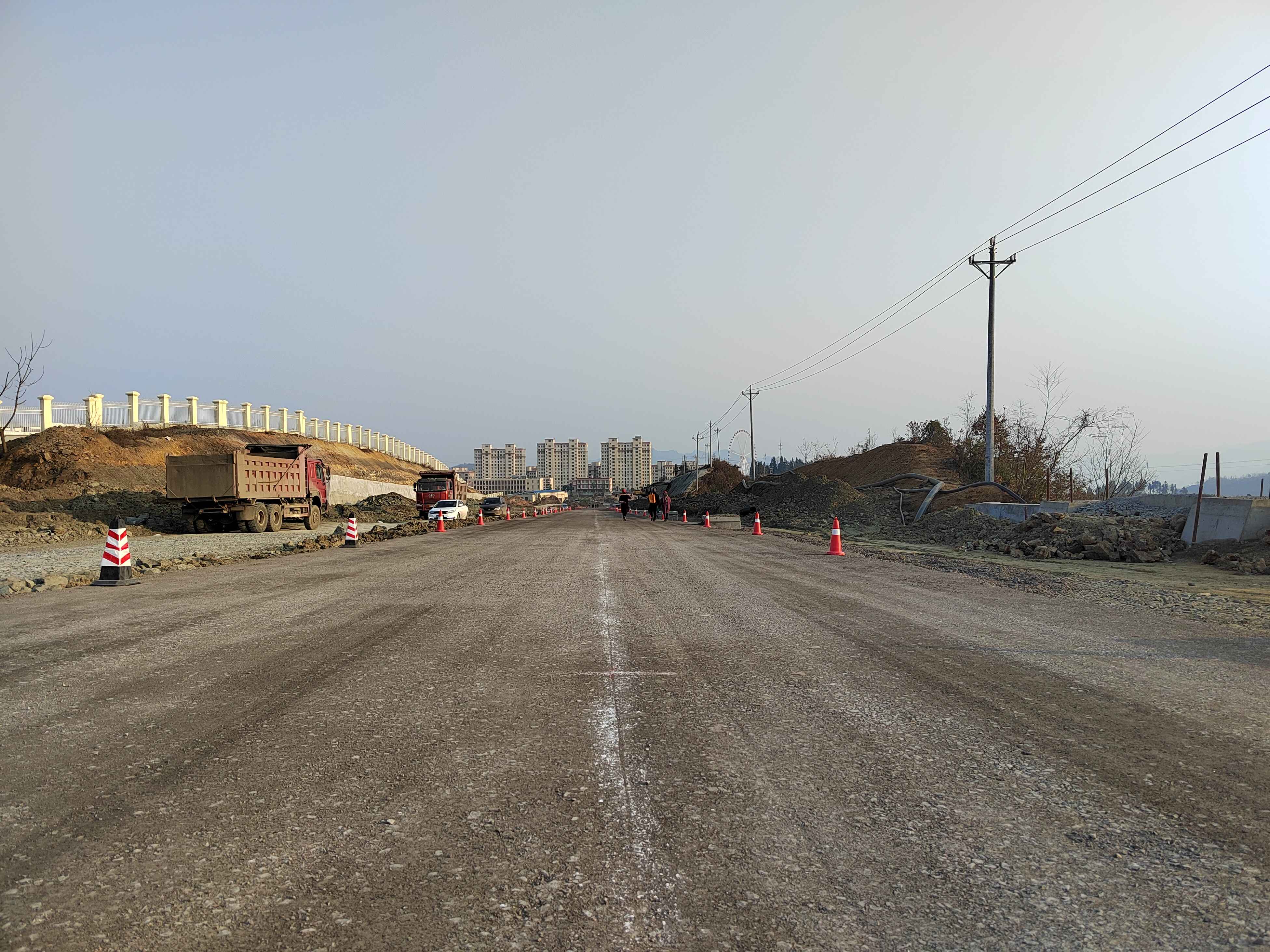 鎮(zhèn)果公路二標段完成全線首段路基工程轉序及驗收工作