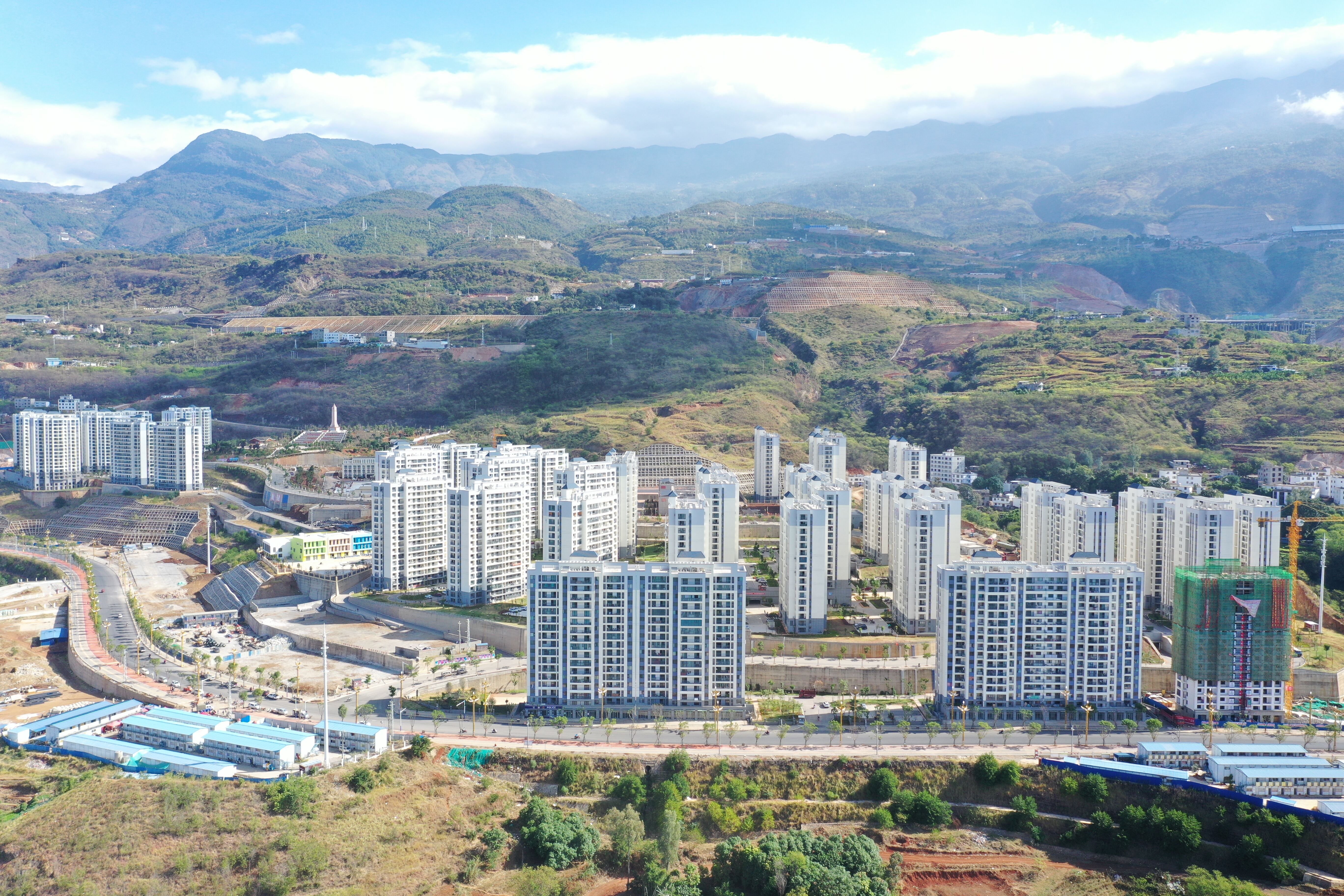 金沙江白鶴灘水電站巧家移民工程項(xiàng)目七里移民安置點(diǎn)