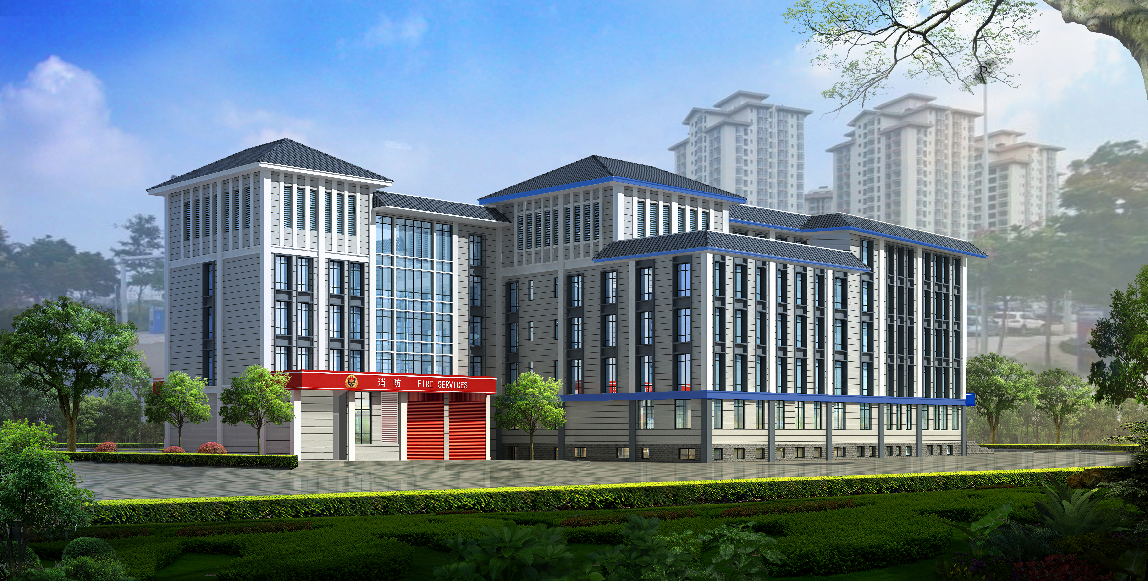 消防站-矣六派出所設計圖